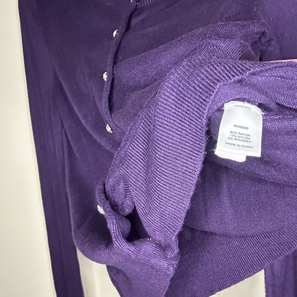 Express Small Purple Sweater - Picture 5 of 5